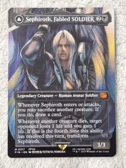 Sephiroth, Fabled SOLDIER (0317) (Borderless) Final Fantasy Regular - Image 1