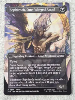 Sephiroth, Fabled SOLDIER (0317) (Borderless) Final Fantasy Regular - Image 2