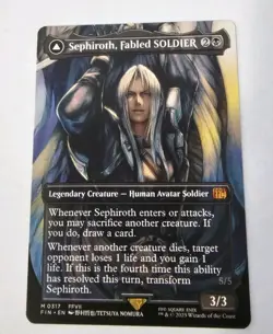 Sephiroth, Fabled SOLDIER (0317) (Borderless) Final Fantasy Regular - Image 1