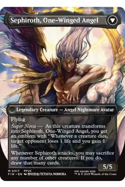 Sephiroth, Fabled SOLDIER (0317) (Borderless) Final Fantasy Regular - Image 2