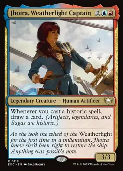 x1 Jhoira, Weatherlight Captain R MTG Commander: Edge of Eternities M/NM, Englis - Image 1