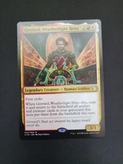 x1 Gerrard, Weatherlight Hero R MTG Commander 2019 M/NM, English - Image 1