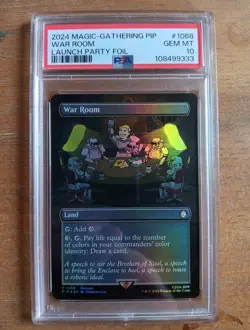 MTG PSA 10 💎 Fallout War Room Foil Promo #1068 Launch Party #1068 GEM MINT - Image 2