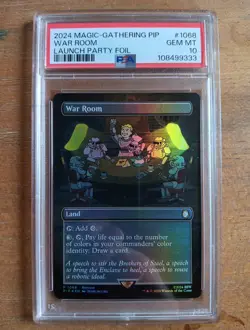 MTG PSA 10 💎 Fallout War Room Foil Promo #1068 Launch Party #1068 GEM MINT - Image 3