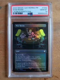 MTG PSA 10 💎 Fallout War Room Foil Promo #1068 Launch Party #1068 GEM MINT - Image 5