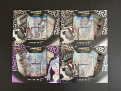Pokemon TCG Champion's Path Hatterene & Dubwool V Collection Box Lot of 4 Sealed - Image 1