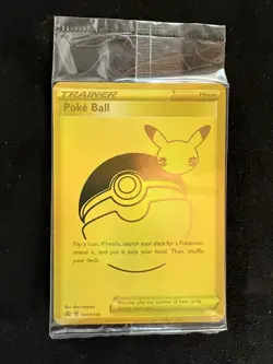Pokemon Celebrations Pikachu V & PokeBall Gold Promos SWSH145 + (SWSH146 Sealed) - Image 3
