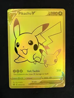 Pokemon Celebrations Pikachu V & PokeBall Gold Promos SWSH145 + (SWSH146 Sealed) - Image 5