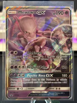 Mewtwo gx #SM196 Sun & Moon Promo NM/Near Mint Pokemon 2019 - Image 1