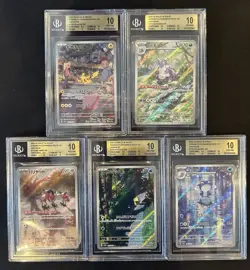 BGS 10 GOLD Label Pokemon Game 151 Japanese Lot Set 5 Cards Art Rare Ar BULK - Image 1