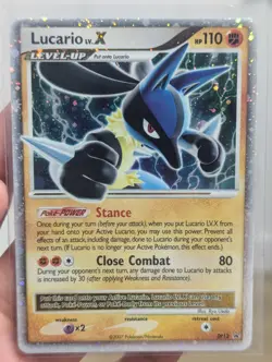 Lucario LV.X DP12 LP | DP: Black Star Promos | Pokemon TCG Promo Holofoil - Image 1