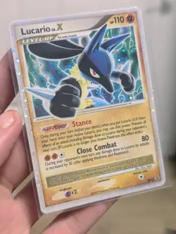 Lucario LV.X DP12 LP | DP: Black Star Promos | Pokemon TCG Promo Holofoil - Image 2