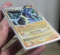 Lucario LV.X DP12 LP | DP: Black Star Promos | Pokemon TCG Promo Holofoil - Image 3