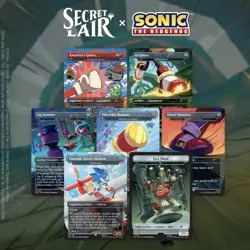 MTG Secret Lair x Sonic: Turbo Gear Non-Foil Edition IN HAND - Image 1