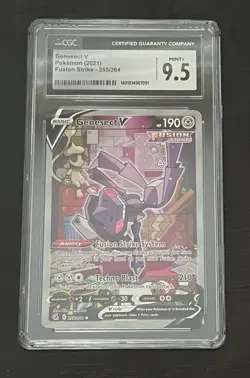 Genesect V 255/264 CGC 9.5 Mint+ Alternate Art Fusion Strike Pokemon Card Holo - Image 1
