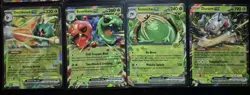 Lot of 16 Grass EX V Pokemon Card Lot Venusaur No Duplicates all NM - Image 5