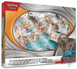 Pokemon TCG Mabosstiff EX Box Factory Sealed 4 Packs - Image 1