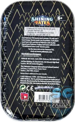 Pokemon TCG Shining Fates Mini Tin Factory Sealed - Image 2