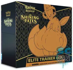 Pokemon TCG Shining Fates ETB Elite Trainer Box Factory Sealed Case Fresh - Image 1
