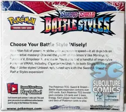 Pokemon TCG Sword & Shield Battle Styles Booster Box Factory Sealed 36 Packs - Image 2