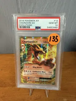 POKEMON CARD CHARIZARD EX 12 XY EVOLUTIONS #12 VINTAGE GRADED PSA 10 GEM MINT - Image 1