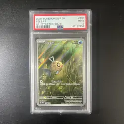 2024 Pokemon TCG Feebas 198/191 Surging Sparks Illustration Rare PSA 9 - Image 1