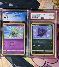 Pokemon Hidden Fates Holo Graded Card Lot |Shuppet CGC 9.5| |Zoria PSA 10| - Image 1