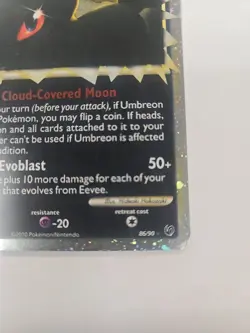 2010 Pokemon Umbreon (Prime) 86/90 Undaunted Holo LP - Image 5