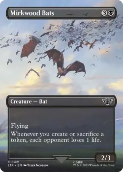 [X4] Mirkwood Bats Playset [BORDERLESS] MTG x The Lord of the Rings [NM] - Image 2