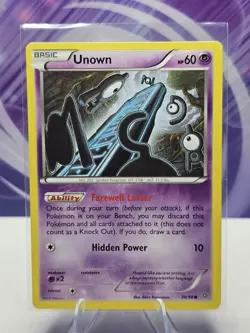 Pokemon TCG Unown XY Ancient Origins 30/98 Regular Common Card NM - Image 1