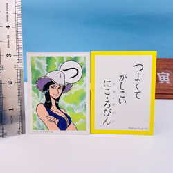 One Piece Karuta Nico Robin Playing Card SHOWA 2001 Anime Vintage Japan Rare F/S - Image 2