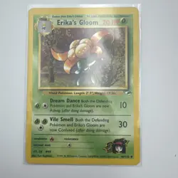 ERIKA’S GLOOM Vintage Gym Heroes Pokemon Card #46/132 Uncommon Non Holo WOTC - Image 1