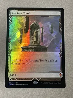Ancient Tomb MTG Zendikar Rising Foil Expedition NM - Image 1