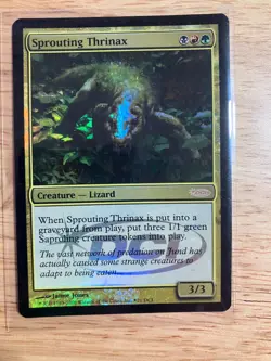 Sprouting Thrinax WPN & Gateway Promos Foil - MTG - Image 1