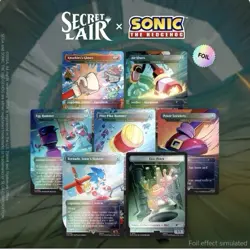 MTG Secret Lair x Sonic: Turbo Gear Foil Edition IN HAND - Image 1