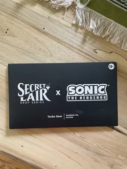 MTG Secret Lair x Sonic: Turbo Gear Foil Edition IN HAND - Image 2