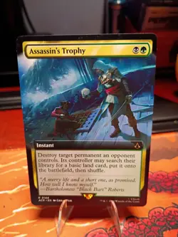 MTG Assassin’s Trophy #0166 Extended Art Rare UB: Assassin’s Creed (ACR) - Image 1