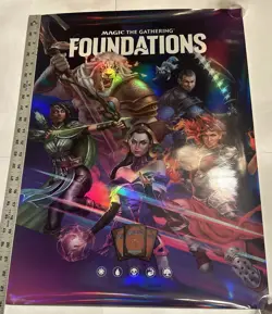 New MTG Foundations Foil Poster Store Promo 2024 FDN Magic The Gathering TCG - Image 2