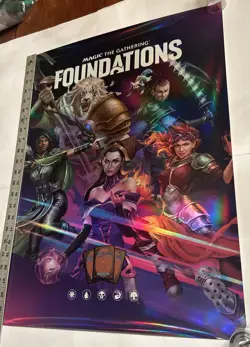 New MTG Foundations Foil Poster Store Promo 2024 FDN Magic The Gathering TCG - Image 3