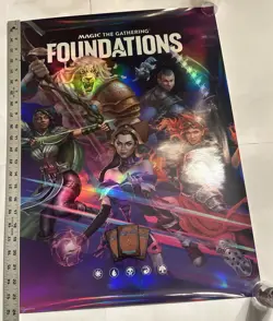New MTG Foundations Foil Poster Store Promo 2024 FDN Magic The Gathering TCG - Image 4
