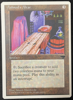 Ashnod's Altar Chronicles 1995 Light Played Vintage MTG Magic The Gathering - Image 1