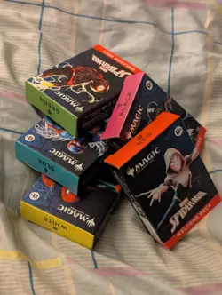 2025 SDCC Comic Con MTG Magic the Gathering Marvel SPIDER-MAN FULL SET of 5 - Image 1