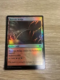 MTG Near Mint Foil Rustvale Bridge - [Modern Horizons 2] - Image 1