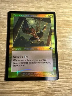 Ingenious Infiltrator (Retro Frame) (Foil Etched) -Foil Near Mint MTG - Image 1