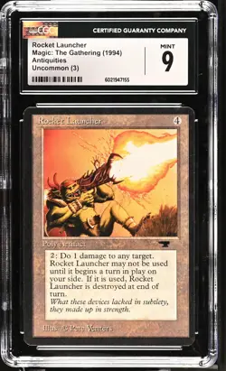 ROCKET LAUNCHER Antiquities CGC 9 Vintage MTG [Nostalgium] - Image 1