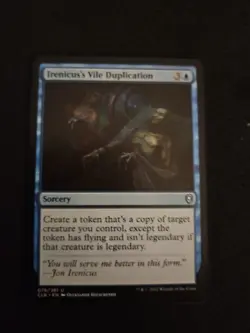 MTG Irenicus's Vile Duplication CLB 2022 - Image 1