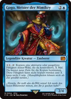 MTG Magic the Gathering FINAL FANTASY Gogo Meister der Mimikry mythic rare - Image 1