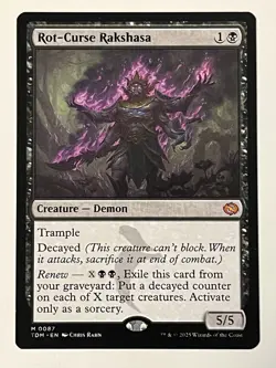 Rot-Curse Rakshasa Tarkir: Dragonstorm Non-Foil Regular MTG - Image 1