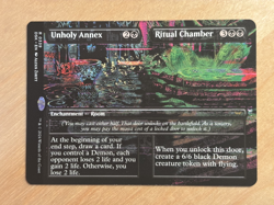 Magic the Gathering MTG Unholy Annex/Ritual Chamber Borderless Duskmourn NM - Image 1