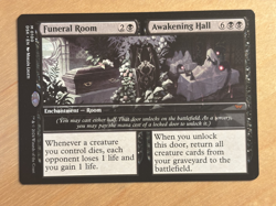 Magic the Gathering MTG Funeral Room/Awakening Hall Duskmourn House of Horror NM - Image 1